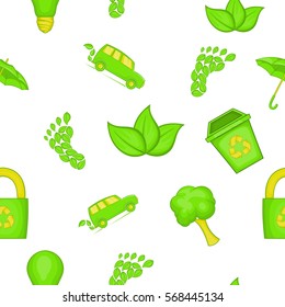 Conservation pattern. Cartoon illustration of conservation vector pattern for web