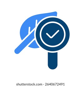 Conservation Research Vector for Wildlife Study and Park Protection. Environmental monitoring icon, national park science and care