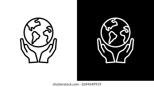 Konservierung weißes Icon Set Design