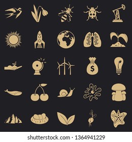 Conservationist icons set. Simple set of 25 conservationist vector icons for web for any design