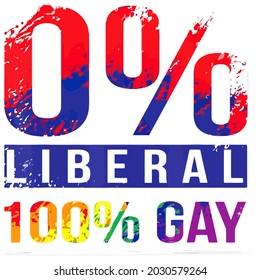 conservative gay pride rainbow flag lgbt t mens organic vector design illustration print wall art poster canvas