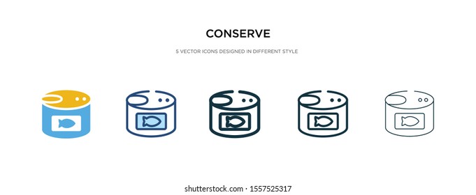 conserve icon in different style vector illustration. two colored and black conserve vector icons designed in filled, outline, line and stroke style can be used for web, mobile, ui