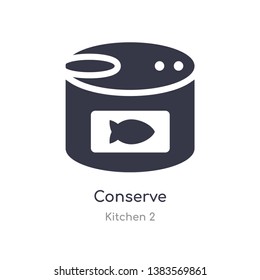 conserve icon. isolated conserve icon vector illustration from kitchen 2 collection. editable sing symbol can be use for web site and mobile app
