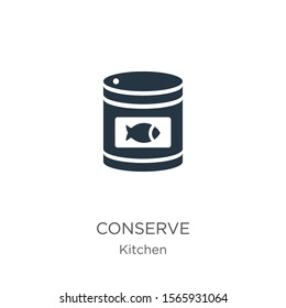 Conserve icon vector. Trendy flat conserve icon from kitchen collection isolated on white background. Vector illustration can be used for web and mobile graphic design, logo, eps10