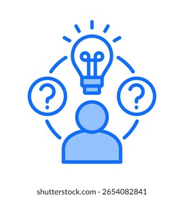 Consideration Icon Element For Design
