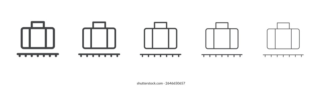 consignment icon flat simple outline logo