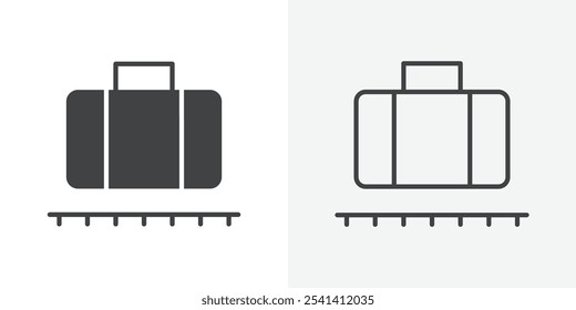 Consignment icon flat and simple set design