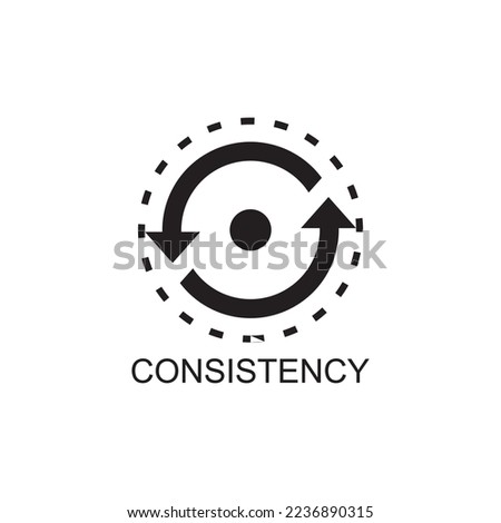consistency icon , business icon vector