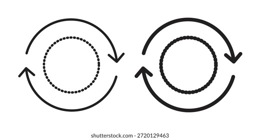 Konsistenzsymbolgrafik, dünner Linienvektor, Webdesignzeichen,