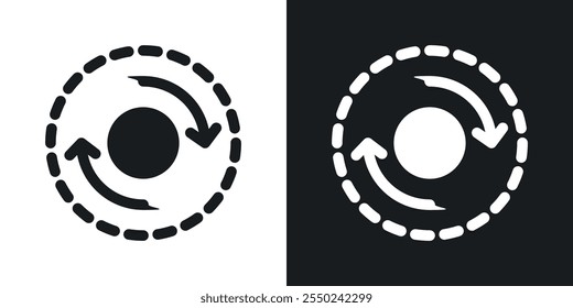 Consistency icon pack in black color.