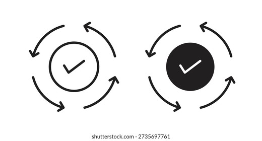 Piktogramm-Vorlage für Konsistenz-Symbol, einfache Gliederung und gefüllter Stil.