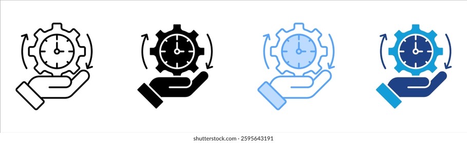 Consistency Icon Set Multiple Style Collection