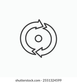 Konsistenz-Symbol, Vektorgrafik. EPS10