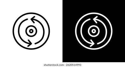 Konsistenz-Symbol, Vektorgrafik, Illustration, Logo-Vorlage im trendigen Stil