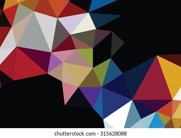 consisting background of triangles warm texture