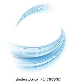 Consisting Streamlines Blue Abstract Background Materialits Stock ...