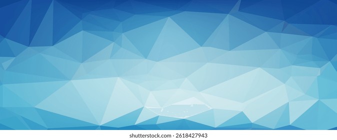 consistiendo en triángulos geométricos Fondo abstracto azul, diseño moderno, Ilustración vectorial