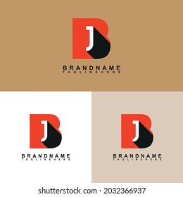 consists of letters B and J alphabet logo that combines 2 letters into one logo or symbol that is unique and original.