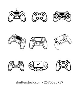 Consol Playstation video game vector illustration.
