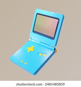 console 3d vector game 80s