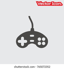 Console controller icon isolated sign symbol and flat style for app, web and digital design. Vector illustration.