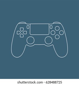 Console controller icon, vector illustration design. Electronic objects collection.