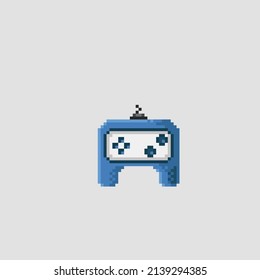 console controller in pixel style