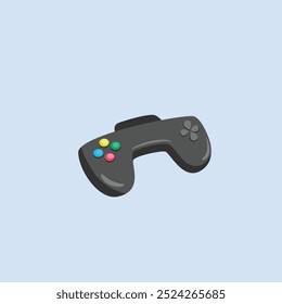 console controller stick in flat vector design.