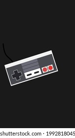 console controller vector in simple style