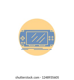 Console, device, game, gaming, psp Glyph Icon.
