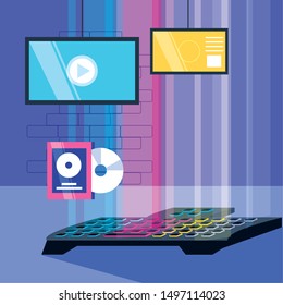 console and display games entertainment
