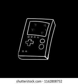 console game controller doodle