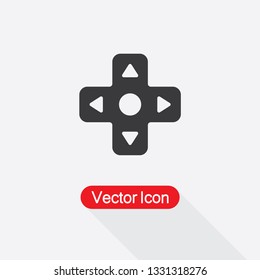 Console Game Controller Icon Vector Illustration Eps10