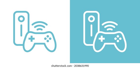 Console Game Icon. Video Game Icon