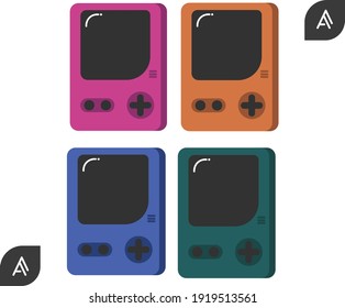 Console game illustrasion vector icon design