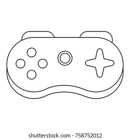 Console gamepad device icon vector illustration graphic design