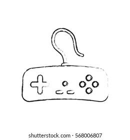 Console gamepad isolated icon vector illustration graphic design