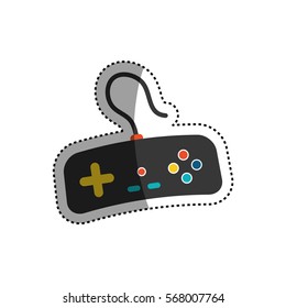 Console gamepad isolated icon vector illustration graphic design