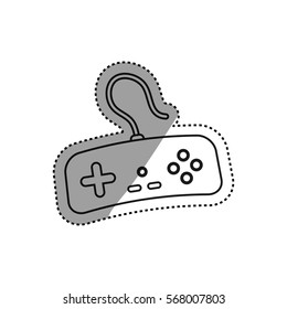 Console gamepad isolated icon vector illustration graphic design