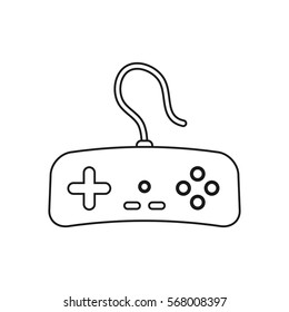 Console gamepad isolated icon vector illustration graphic design