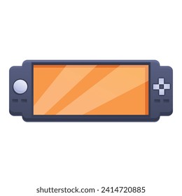 Vector de caricatura de icono del jugador de consola. Control de cámara deportivo. Dispositivo de gadget
