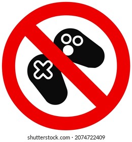 console games gaming not allowed