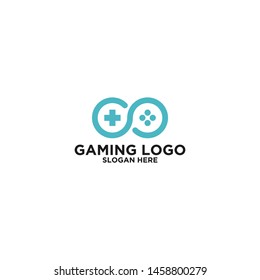 console gaming esport logo vector