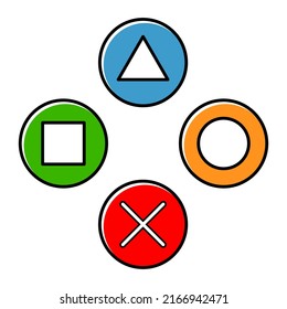 Icono de gamepad de juegos de consola, ilustración vectorial de la tecnología joystick gadget, juego divertido.