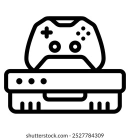 Console Gaming vector icon illustration