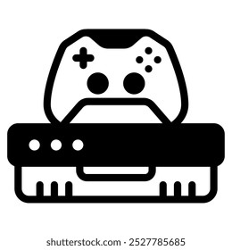 Console Gaming vector icon illustration