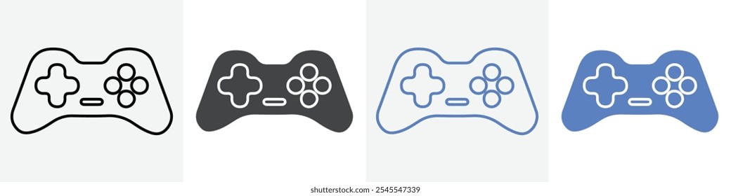 console icon Group symbol or sign vector