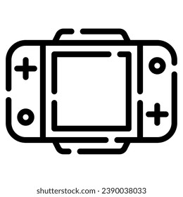 Console icon illustration, for web, app, infographic, etc