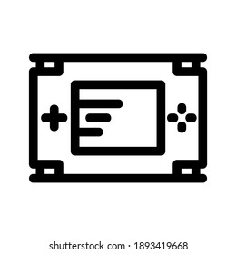 Console icon or logo isolated sign symbol vector illustration - high quality black style vector icons
