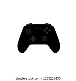 Console icon. Playing gamepad symbol. Flat design. Vector Illustration.